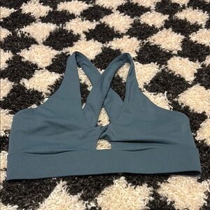 Women's Cross-Back Sports Bra - Teal